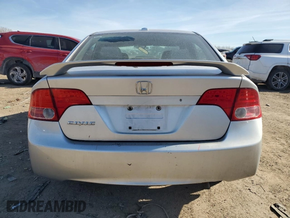 2007 Honda Civic EX with VIN 1HGFA16887L018444, listed as a Copart auction lot 42283955 with 247,409 mi miles and Salvage Title. Bid and sale history available at DreamBid. Image 6.
