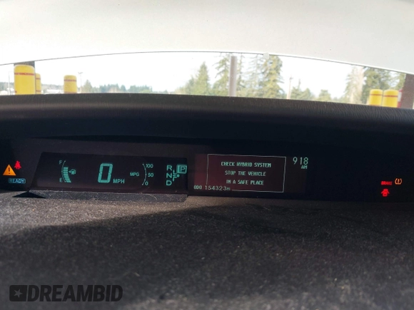 2013 Toyota Prius One with VIN JTDKN3DU0D5652649, listed as a IAAI auction lot 41631923 with 154,323 mi miles and . Bid and sale history available at DreamBid. Image 7.
