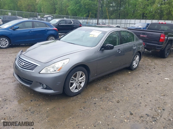 2012 Infiniti G25 Sedan Journey with VIN JN1DV6APXCM701470, listed as a IAAI auction lot 41974726 with 129,731 mi miles. Bid and sale history available at carsss.com. Image 18.