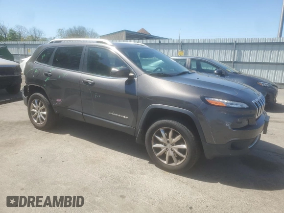2014 Jeep Cherokee Limited z VIN 1C4PJMDB7EW138735, wystawiony jako Copart lot #54127145 z przebiegiem Nie podano mil oraz Szkoda całkowita • Salvage title. Historia ofert i sprzedaży dostępna na DreamBid. Obrazek 4.