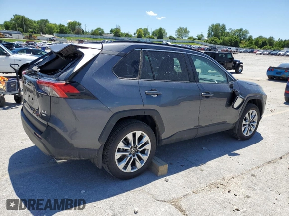 2024 Toyota RAV4 XLE Premium with VIN 2T3A1RFV2RC454169, listed as a Copart auction lot 57758245 with 5,139 mi miles and Salvage title. Bid and sale history available at DreamBid. Image 3.