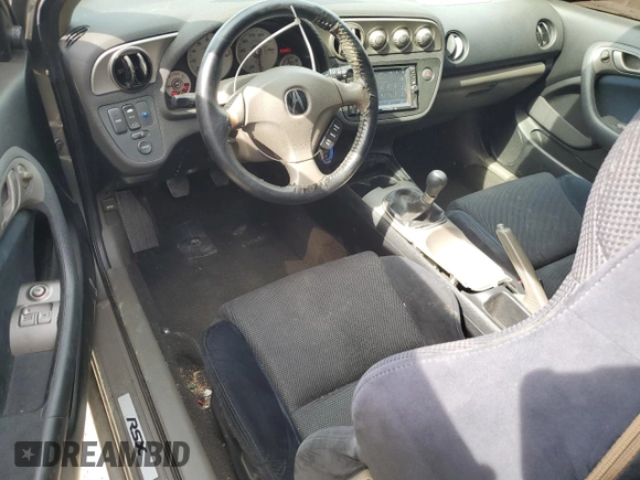2002 Acura RSX Type S with VIN JH4DC53062C027480, listed as a Copart auction lot 54434945 with 155,555 mi miles and Salvage Title. Bid and sale history available at DreamBid. Image 8.