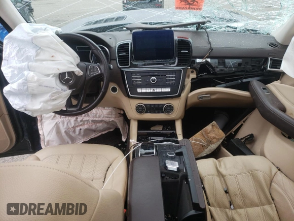 2017 Mercedes-Benz GLS with VIN 4JGDF6EE6HA961842, listed as a Copart auction lot 44868993 with 90,630 mi miles. Bid and sale history available at carsss.com. Image 8.