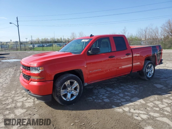 2018 Chevrolet Silverado 1500 Work Truck with VIN 1GCRCNEH2JZ164342, listed as a Copart auction lot 49217985 with 142,343 mi miles and Clean Title. Bid and sale history available at carsss.com. Image 1.