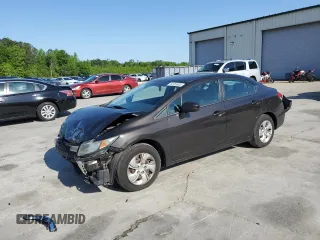 2014 Honda Civic LX z VIN 2HGFB2F54EH533010, wystawiony jako Copart lot #52859605 z przebiegiem 81 051 mil mil oraz Szkoda całkowita • Salvage title. Historia ofert i sprzedaży dostępna na DreamBid. Obrazek 1.