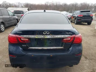 2015 Infiniti Q70 with VIN JN1BY1PRXFM832185, listed as a IAAI auction lot 41801058 with 101,503 mi miles and . Bid and sale history available at DreamBid. Image 16.
