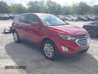 2020 Chevrolet Equinox LT z VIN 3GNAXKEV9LS507189, wystawiony jako IAAI lot #42278827 z przebiegiem 88 810 mil mil oraz . Historia ofert i sprzedaży dostępna na DreamBid. Obrazek 1.