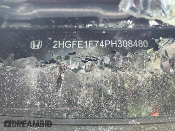 2023 Honda Civic EX с VIN 2HGFE1F74PH308480, выставлен на аукционе IAAI как лот 41874607 с пробегом Не указан миль и . История ставок и продаж доступна на DreamBid. Изображение 9.