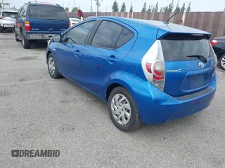 2012 Toyota Prius One with VIN JTDKDTB39C1527314, listed as a IAAI auction lot 41888276 with Not Provided miles. Bid and sale history available at carsss.com. Image 3.
