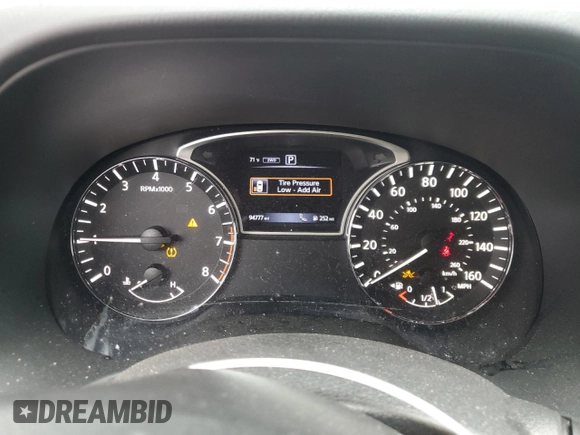 2019 Nissan Pathfinder S with VIN 5N1DR2MM6KC630831, listed as a Copart auction lot 53923815 with 94,777 mi miles and Salvage title. Bid and sale history available at DreamBid. Image 9.