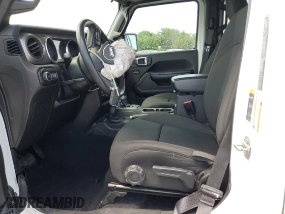 2021 Jeep Wrangler Unlimited Willys with VIN 1C4HJXDG3MW752441, listed as a Copart auction lot 55881925 with 61,751 mi miles and Salvage title. Bid and sale history available at DreamBid. Image 7.