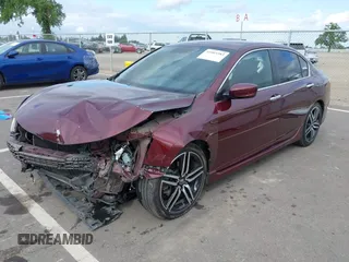 2017 Honda Accord Sport with VIN 1HGCR2F52HA116583, listed as a IAAI auction lot 41905383 with 110,667 mi miles and . Bid and sale history available at carsss.com. Image 18.