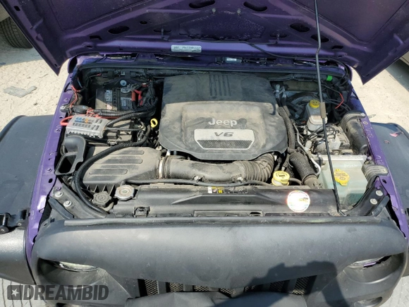 2018 Jeep Wrangler JK Unlimited Sport S with VIN 1C4BJWDGXJL911081, listed as a Copart auction lot 69205464 with 117,576 mi miles and Salvage Title. Bid and sale history available at carsss.com. Image 11.