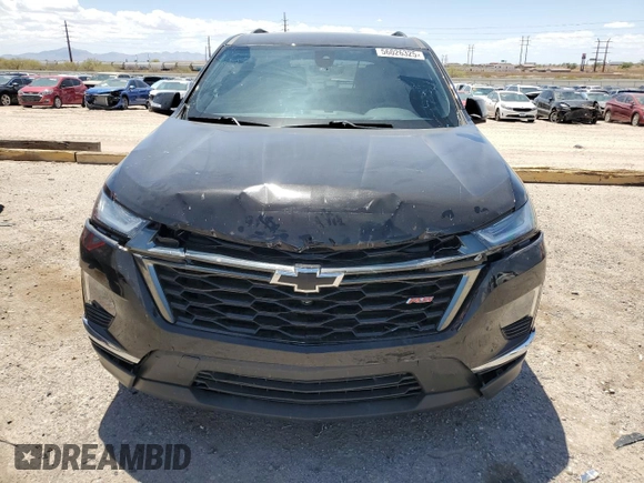 2022 Chevrolet Traverse RS with VIN 1GNERJKW2NJ154401, listed as a Copart auction lot 56026325 with 91,264 mi miles and Salvage title. Bid and sale history available at DreamBid. Image 5.
