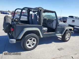 2000 Jeep Wrangler SE with VIN 1J4FA29P3YP761511, listed as a Copart auction lot 49607295 with 90,024 mi miles and Clean Title. Bid and sale history available at carsss.com. Image 3.