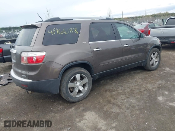 2011 GMC Acadia SLT1 with VIN 1GKKVRED2BJ293315, listed as a IAAI auction lot 41966188 with 179,446 mi miles. Bid and sale history available at carsss.com. Image 4.