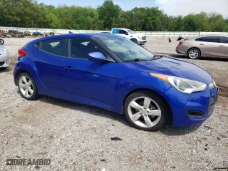 2013 Hyundai Veloster w/Black Int with VIN KMHTC6AD9DU141233, listed as a Copart auction lot 54603945 with 145,729 mi miles and Clean Title. Bid and sale history available at carsss.com. Image 4.