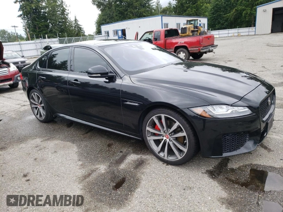 2017 Jaguar XF S with VIN SAJBG4BV0HCY46905, listed as a Copart auction lot 59182744 with 77,622 mi miles and Clean Title. Bid and sale history available at carsss.com. Image 4.