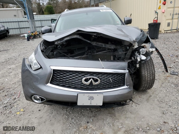2017 Infiniti QX70 with VIN JN8CS1MW6HM415974, listed as a Copart auction lot 86130374 with 77,638 mi miles and Salvage Title. Bid and sale history available at carsss.com. Image 5.