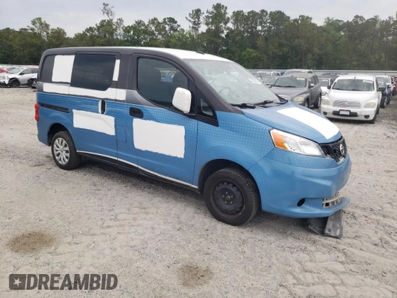 2020 Nissan NV200 SV with VIN 3N6CM0KN6LK695766, listed as a Copart auction lot 53389365 with Not provided miles and Salvage title. Bid and sale history available at DreamBid. Image 4.