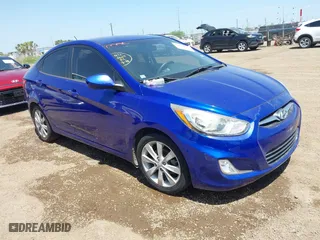 2012 Hyundai Accent GLS with VIN KMHCU4AE9CU235685, listed as a IAAI auction lot 41967610 with 71,456 mi miles. Bid and sale history available at carsss.com. Image 1.