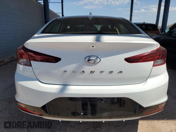 2020 Hyundai Elantra SEL with VIN 5NPD84LF6LH542096, listed as a Copart auction lot 62504915 with 86,911 mi miles and Salvage title. Bid and sale history available at DreamBid. Image 6.