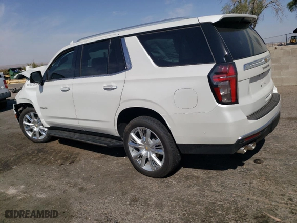 2023 Chevrolet Tahoe High Country with VIN 1GNSKTKL9PR550192, listed as a Copart auction lot 73038414 with 7,968 mi miles and Salvage Title. Bid and sale history available at carsss.com. Image 2.