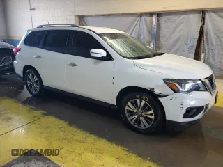 2018 Nissan Pathfinder SL with VIN 5N1DR2MN5JC615342, listed as a Copart auction lot 48950495 with 141,647 mi miles and Clean Title. Bid and sale history available at DreamBid. Image 4.
