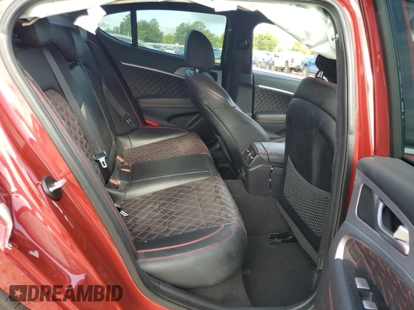 2020 Genesis G70 2.0T with VIN KMTG44LA6LU045375, listed as a Copart auction lot 59291075 with 56,810 mi miles and Non repairable. Bid and sale history available at DreamBid. Image 10.