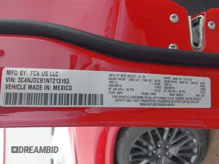 2022 Jeep Compass High Altitude with VIN 3C4NJDCB1NT213153, listed as a IAAI auction lot 41605539 with 36,519 mi miles and . Bid and sale history available at DreamBid. Image 9.