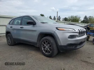 2014 Jeep Cherokee Sport with VIN 1C4PJMAB5EW209886, listed as a Copart auction lot 54854635 with 153,584 mi miles and Clean Title. Bid and sale history available at carsss.com. Image 4.