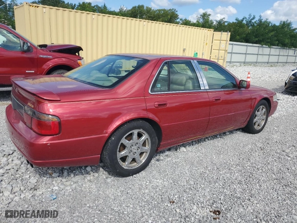 2002 Cadillac Seville Touring STS with VIN 1G6KY54922U288481, listed as a Copart auction lot 68859394 with NaN miles and Salvage Title. Bid and sale history available at carsss.com. Image 3.