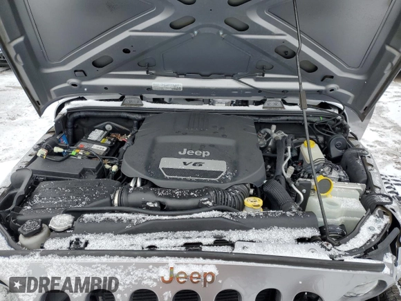 2018 Jeep Wrangler JK Unlimited Sport S with VIN 1C4BJWDG5JL891208, listed as a Copart auction lot 86626294 with 52,390 mi miles and Salvage Title. Bid and sale history available at carsss.com. Image 12.