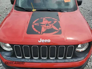 2018 Jeep Renegade Sport with VIN ZACCJBABXJPH41855, listed as a Copart auction lot 60539345 with 40,771 mi miles and Salvage title. Bid and sale history available at DreamBid. Image 12.
