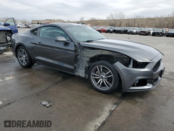 2017 Ford Mustang EcoBoost with VIN 1FA6P8TH5H5210250, listed as a Copart auction lot 49791955 with 107,303 mi miles and Clean Title. Bid and sale history available at DreamBid. Image 4.