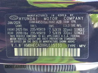 2024 Hyundai Kona Limited with VIN KM8HECA3XRU115110, listed as a IAAI auction lot 42022862 with 5,685 mi miles and . Bid and sale history available at carsss.com. Image 9.