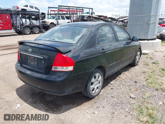2008 Kia Spectra EX with VIN KNAFE121185519836, listed as a IAAI auction lot 42588551 with 132,221 mi miles and . Bid and sale history available at DreamBid. Image 4.