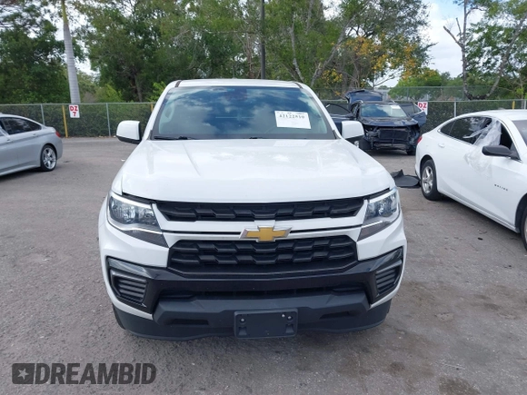 2022 Chevrolet Colorado 2WD LT with VIN 1GCHSCEA0N1268192, listed as a IAAI auction lot 42122510 with 36,956 mi miles. Bid and sale history available at carsss.com. Image 13.