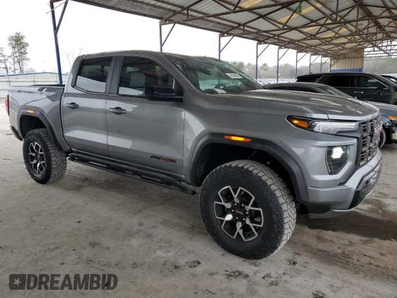 2024 GMC Canyon 4WD AT4X with VIN 1GTP6EEK1R1158021, listed as a Copart auction lot 43359665 with 14,120 mi miles and Salvage Title. Bid and sale history available at carsss.com. Image 4.