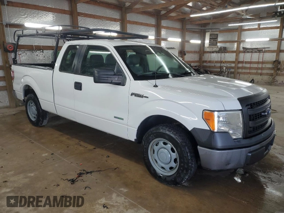 2014 Ford F-150 XL with VIN 1FTFX1CT5EKD41150, listed as a Copart auction lot 49028745 with 257,204 mi miles and Clean Title. Bid and sale history available at carsss.com. Image 4.