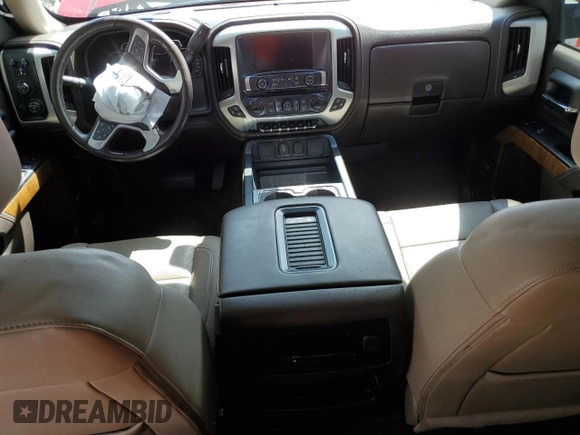 2018 GMC Sierra 1500 SLT z VIN 3GTU2NEC1JG163426, wystawiony jako Copart lot #52675585 z przebiegiem Nie podano mil oraz Szkoda całkowita • Salvage title. Historia ofert i sprzedaży dostępna na DreamBid. Obrazek 8.
