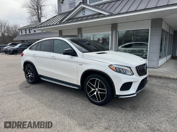 2016 Mercedes-Benz GLE 450 AMG with VIN 4JGED6EB0GA008588, listed as a Copart auction lot 50034745 with 100,594 mi miles and Clean title. Bid and sale history available at DreamBid. Image 1.