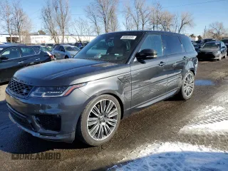 2018 Land Rover Range Rover Sport Autobiography with VIN SALWV2RE6JA809450, listed as a Copart auction lot 89003085 with 56,487 mi miles and Salvage Title. Bid and sale history available at DreamBid. Image 1.