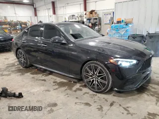 2023 Mercedes-Benz C 43 AMG with VIN W1KAF8HB4PR105840, listed as a Copart auction lot 42127305 with 16,712 mi miles and Salvage Title. Bid and sale history available at DreamBid. Image 4.