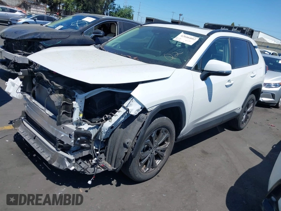 2023 Toyota RAV4 Hybrid XLE Premium with VIN JTMB6RFV0PD087237, listed as a IAAI auction lot 42606802 with 16,872 mi miles and . Bid and sale history available at DreamBid. Image 18.
