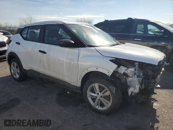 2024 Nissan Kicks S with VIN 3N1CP5BV9RL532400, listed as a Copart auction lot 49999005 with 32,539 mi miles and Salvage Title. Bid and sale history available at DreamBid. Image 4.