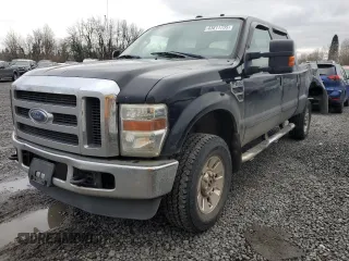 2008 Ford Super Duty F-250 SRW XL with VIN 1FTSW21528EE45027, listed as a Copart auction lot 43811735 with 157,896 mi miles and Salvage Title. Bid and sale history available at carsss.com. Image 1.