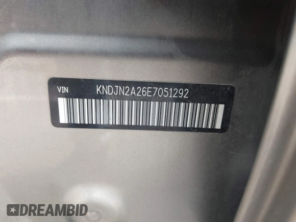2014 Kia Soul with VIN KNDJN2A26E7051292, listed as a IAAI auction lot 41481848 with 127,273 mi miles. Bid and sale history available at carsss.com. Image 9.