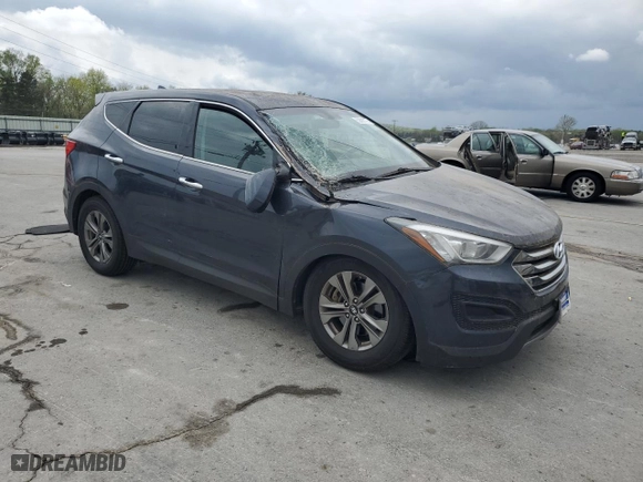 2015 Hyundai Santa Fe Sport with VIN 5XYZTDLB6FG279105, listed as a Copart auction lot 52895775 with 40,593 mi miles and Salvage Title. Bid and sale history available at carsss.com. Image 4.