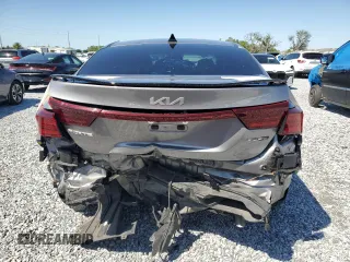 2023 Kia Forte GT-Line with VIN 3KPF54ADXPE628489, listed as a Copart auction lot 49471905 with 35,055 mi miles and Salvage Title. Bid and sale history available at carsss.com. Image 6.